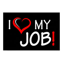 I Kärlek Mitt jobb Poster