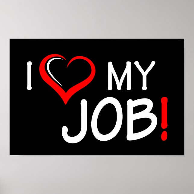 I Kärlek Mitt jobb Poster (Framsidan)