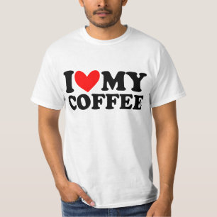 i kärlek mitt kaffe t shirt