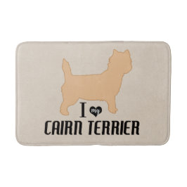 I kärlek mitt Kairn Terrier Bathroom Badrumsmatta