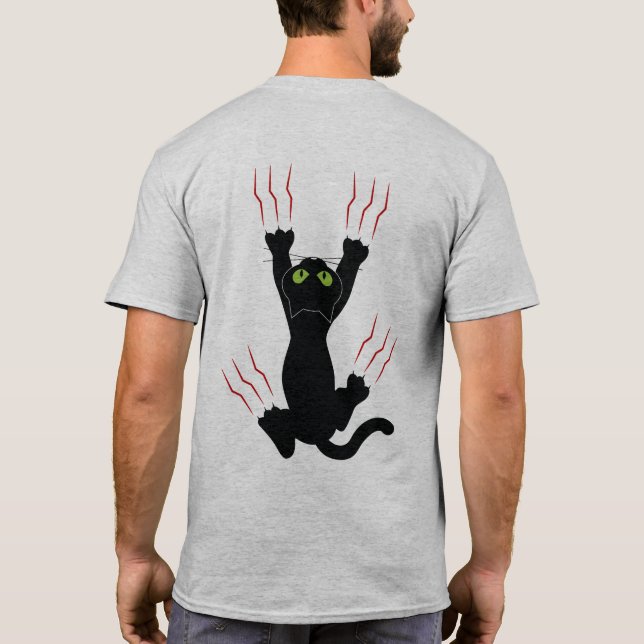 I Kärlek mitt katt, dubbelsidig utskrift Tee (Baksida)
