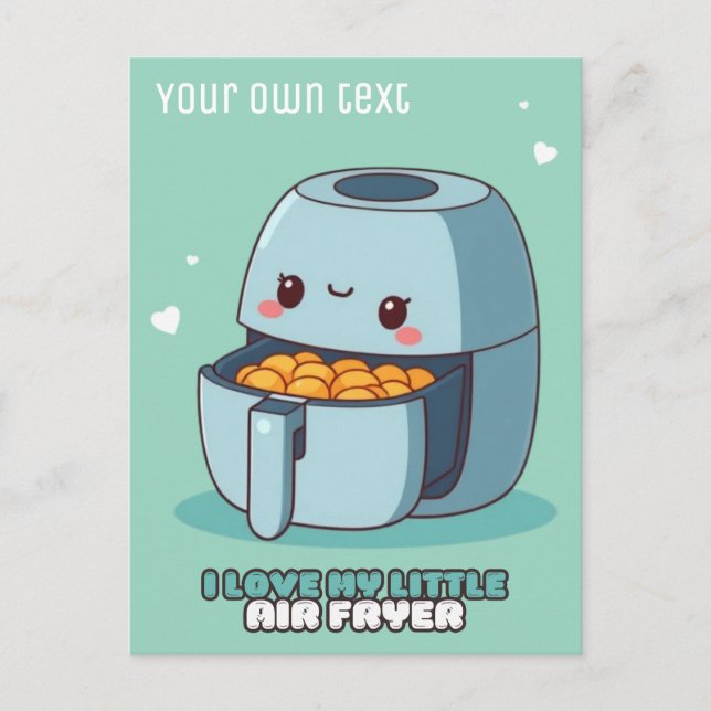 I kärlek mitt lilla luft-vykort vykort (Framsida)