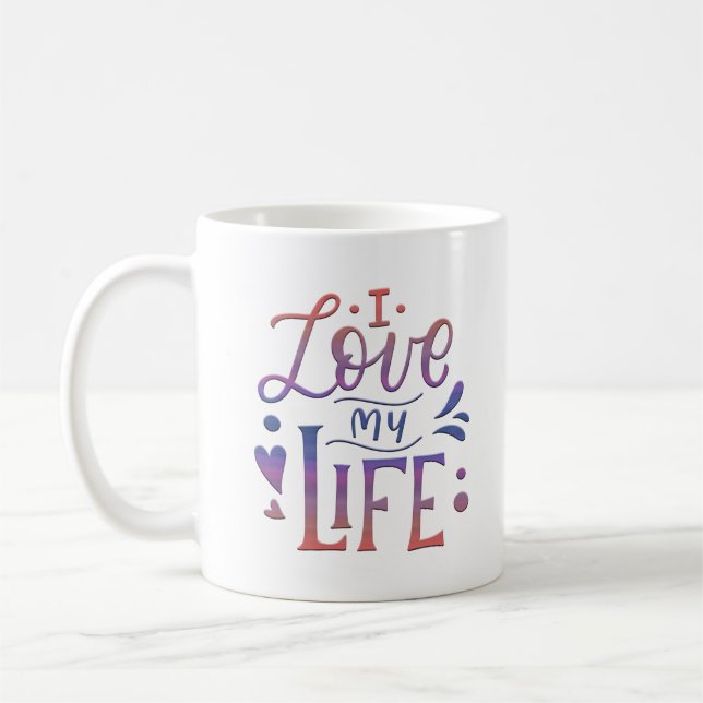 I KÄRLEK MITT LIV KAFFEMUGG (Vänster)