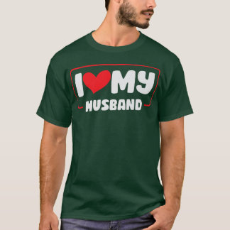 I Kärlek mitt Make Giftermål par relation Wif T Shirt
