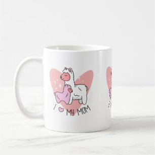 I Kärlek Mitt Mamma Alpacas Mugg