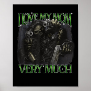 I Kärlek mitt Mamma är mycket roligt med Skeleton  Poster