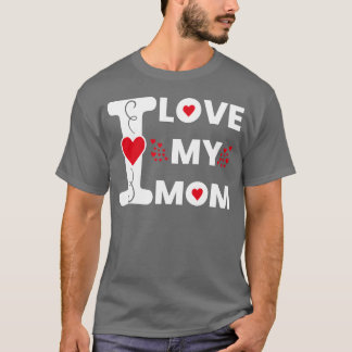 I Kärlek mitt Mamma för Mor-gåvan från Mor Lycklig T Shirt