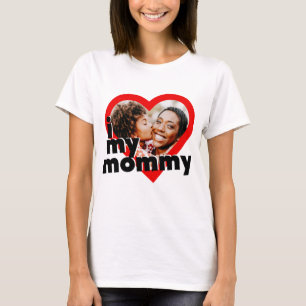 I Kärlek Mitt Mamma Mors dag Heart T Shirt