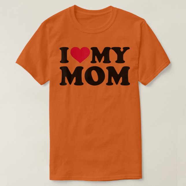 I kärlek mitt mamma t shirt (Design framsida)