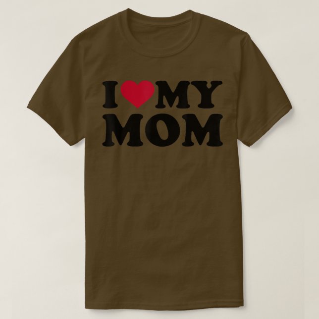 I kärlek mitt mamma  t shirt (Design framsida)