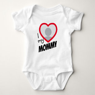 i Kärlek mitt Mamma Unisex Anpassningsbar Heart P T Shirt