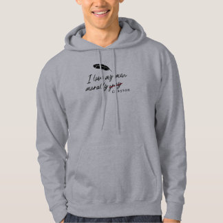 I kärlek mitt manar moraliskt grått (Grayson) Hoodie