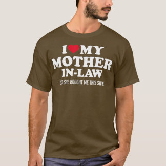 I kärlek mitt mor-i-juridik för svärson t shirt