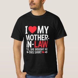 I kärlek mitt mor-in-law t shirt