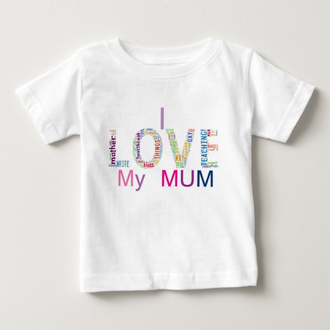 I kärlek mitt morsa t-shirt (Framsida)