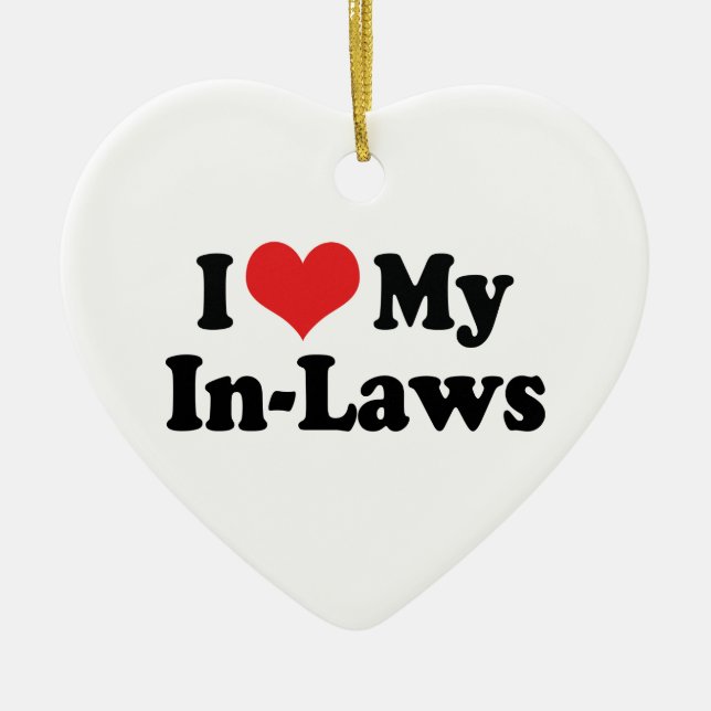 I Kärlek mitt namn i lagstiftningen Julgransprydnad Keramik (Framsidan)