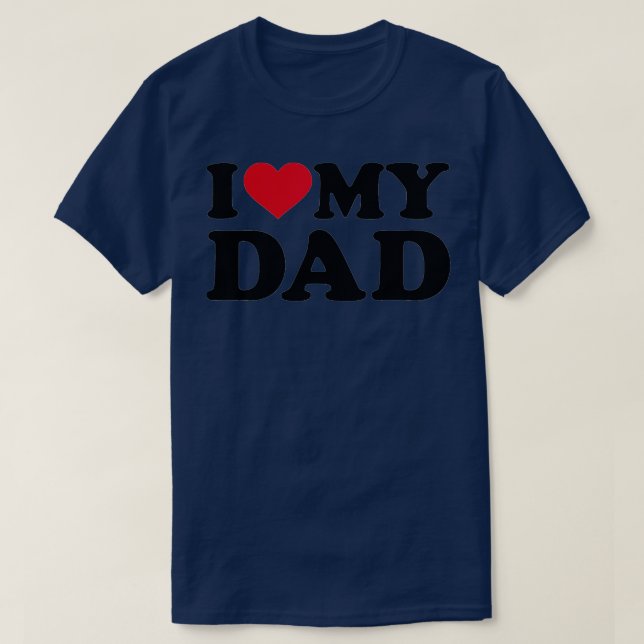 I kärlek mitt pappa (1) t shirt (Design framsida)