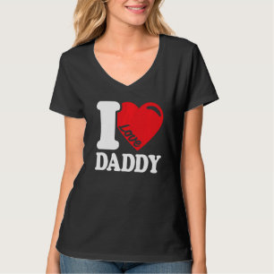 I Kärlek mitt pappa Cute Retro I Kärlek mitt pappr T Shirt