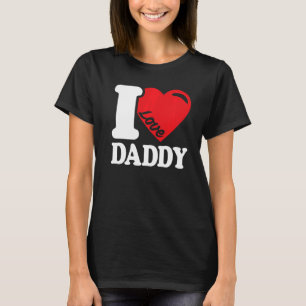 I Kärlek mitt pappa Cute Retro I Kärlek mitt pappr T Shirt