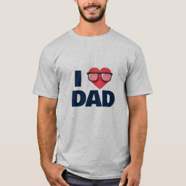 I kärlek mitt pappa-Fars dag-skrotgåvor T Shirt
