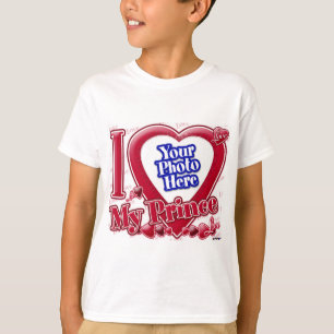 I Kärlek Mitt prins röda hjärta - foto T-shirt