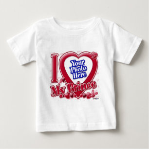 I Kärlek Mitt prins röda hjärta - foto T-shirt
