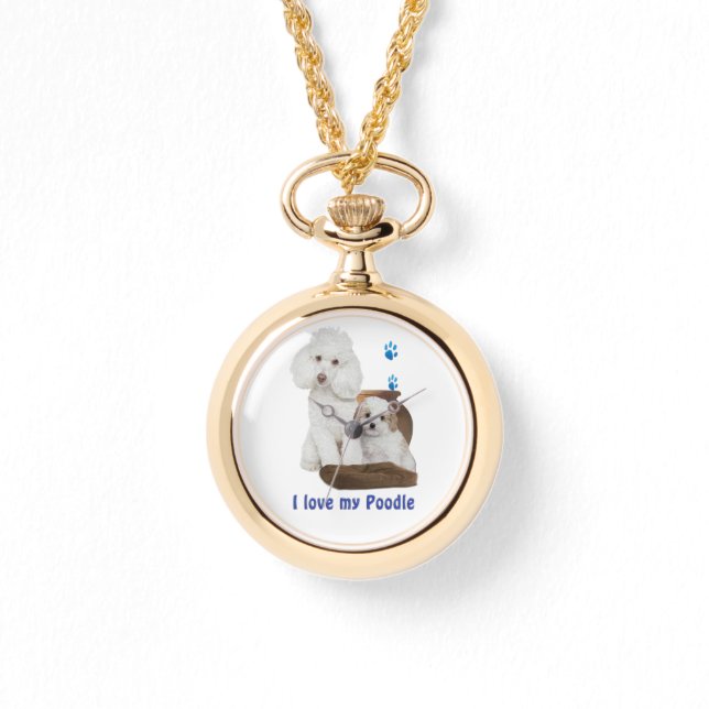 I kärlek mitt Pudel Armbandsur (Framsida)