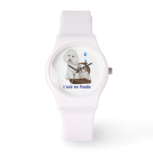 I kärlek mitt Pudel Armbandsur (Framsida)