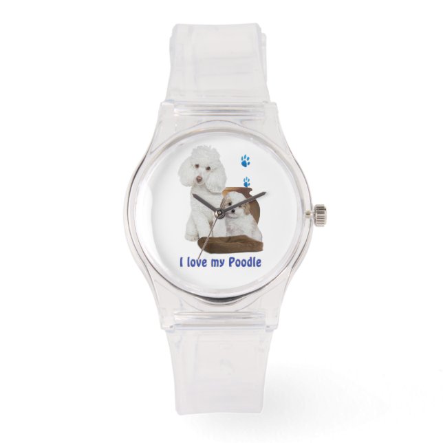 I kärlek mitt Pudel Armbandsur (Framsida)