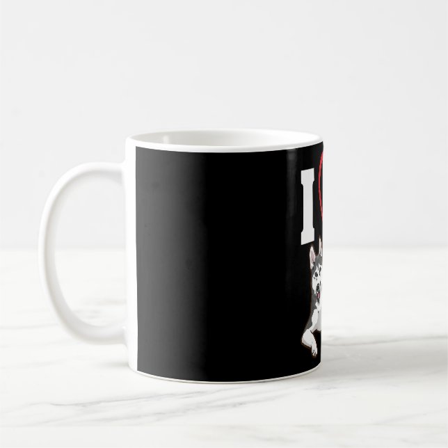 I kärlek mitt siberian husky hund | Hem-dekanter Kaffemugg (Vänster)