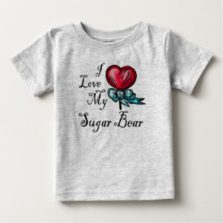 I Kärlek mitt sockerbjörn Heart Lollipop Tröja