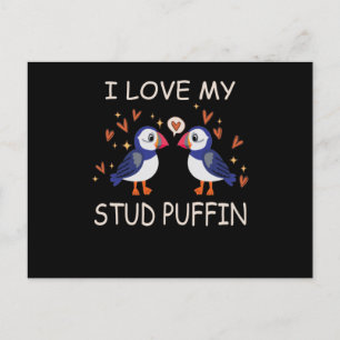 .I Kärlek mitt stud Puffin Puffin-förhållande Vykort