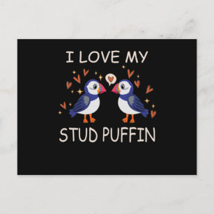 .I Kärlek mitt stud Puffin Puffin-förhållande Vykort