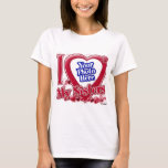 I Kärlek Mitt systrars röda hjärta - foto Tee Shirt<br><div class="desc">I Kärlek Mitt systrars röda hjärta - foto</div>