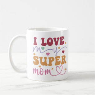 I Kärlek Mitt Toppen Mamma-Mor- Kaffemugg