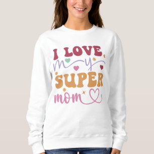 I Kärlek Mitt Toppen Mamma-Mor- T Shirt
