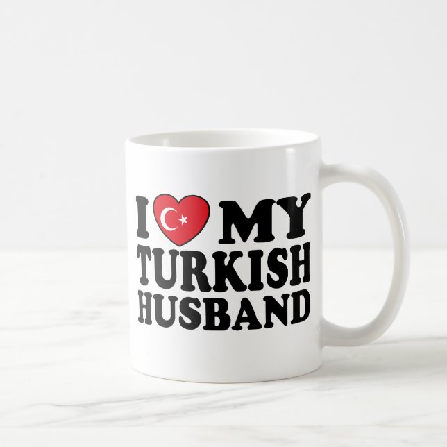 I Kärlek Mitt turkiska Make Kaffemugg (Höger)