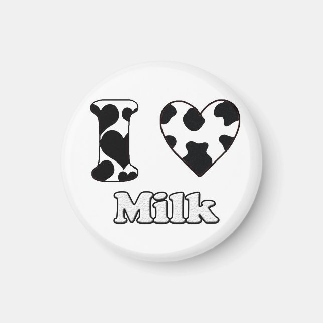 I KÄRLEK MJÖLK MAGNET (Framsidan)