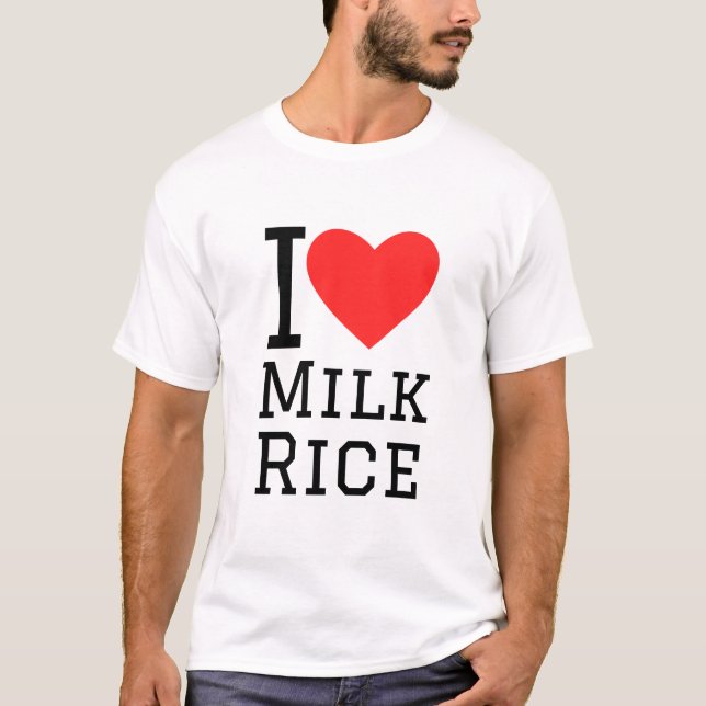 I KÄRLEK MJÖLK RIS T SHIRT (Framsida)
