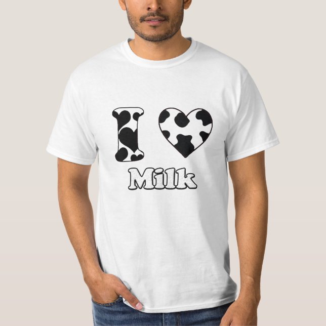 I KÄRLEK MJÖLK T-SHIRT (Framsida)