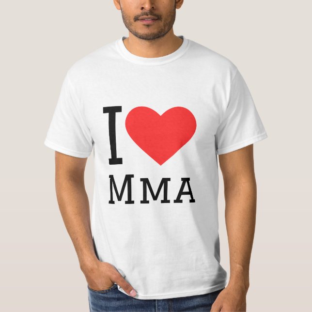 I kärlek mma t shirt (Framsida)