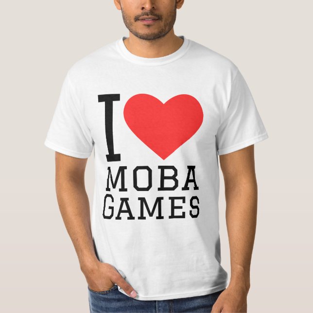 I kärlek-moba-spel t shirt (Framsida)