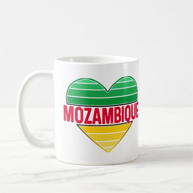 I Kärlek Moçambique, Moçambiques hjärta Kaffemugg (Vänster)