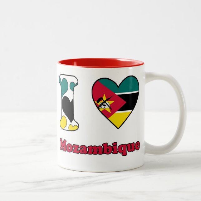 I kärlek Moçambique Två-Tonad Mugg (Höger)