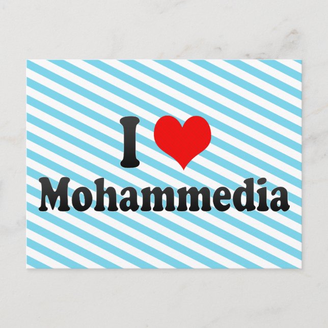 I Kärlek Mohammedia, Marocko Vykort (Framsida)