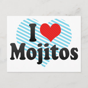 I Kärlek Mojitos Vykort