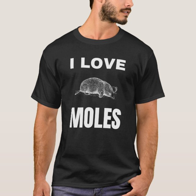 I kärlek Moles T Shirt (Framsida)