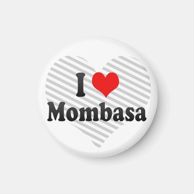 I Kärlek Mombasa, Kenya Magnet (Framsidan)