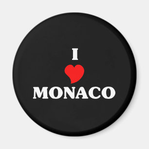 I Kärlek Monaco Magnet