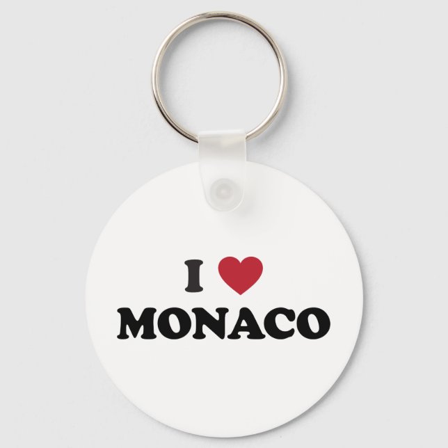 I Kärlek Monaco Nyckelring (Framsida)